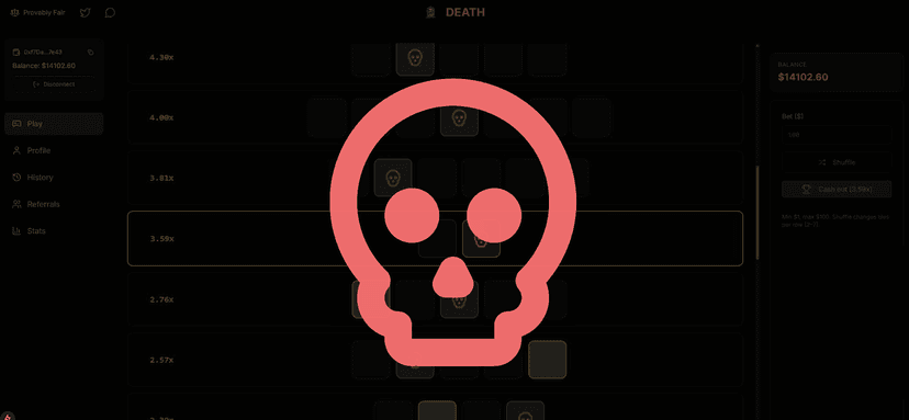 Death.fun forking project image